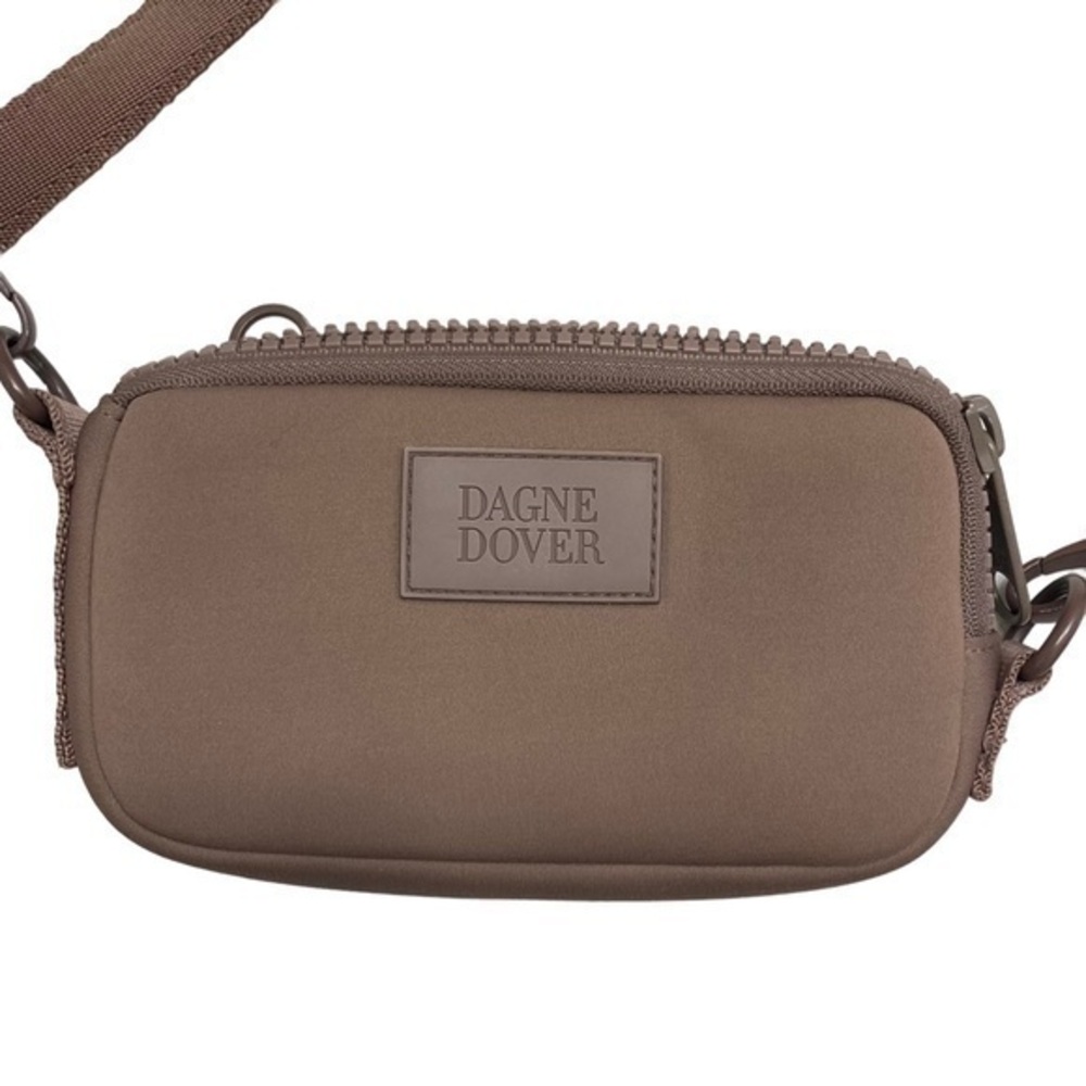 Dagne Dover Mara phone sling in brown taupe “dune”